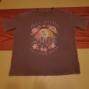 Billabong Dance in the Desert T-shirt Men's Med Greenish Grey Color